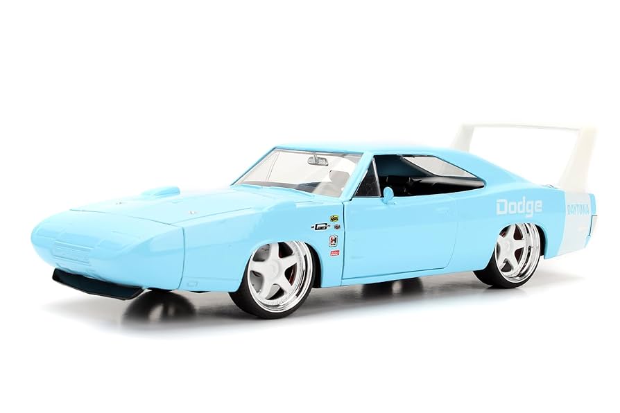 1:24ワイスピ 1969 DODGE CHARGER DAYTONA Amazon.com: Jada Toys Big Time Muscle 1:24 1969 Dodge