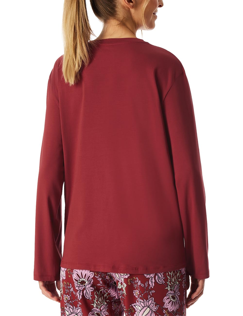 Schiesser Camisa de Dormir de Manga Larga Mezcla de Algodón + Relax Camisa de Dormir de algodón de Manga Larga - Mix + Relax Mujer