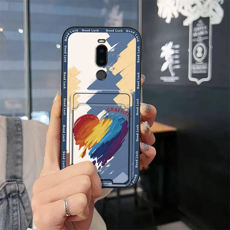 Lulumi - Funda para Meizu X8, diseño moderno de graffiti, funda antipolvo para teléfono celular, funda de TPU completa, duradera, suave, antigolpes, bonita