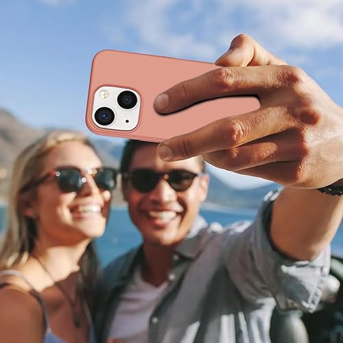 Miniatura 7 de YATWIN Funda 5 en 1 diseñada para iPhone 13 con 2 protectores de pantalla + 2 protectores de lente de cámara, silicona líquida, delgada, de goma