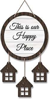 Artvibes Wooden Hanging Decorative Items for Home | Gifts | Positive Quotes | Wood Wall Hanger | Mdf Wall Decoration for Living Room | Artworks | Modern Decor Item (WH_7211N)