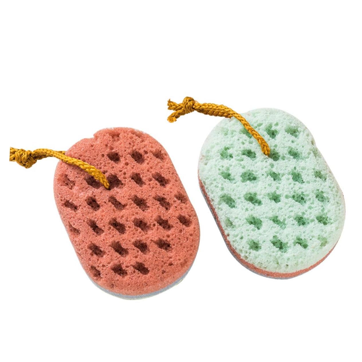 FRCOLOR 6piezas Esponjas De Marinas Macarons De Exfoliantes Para Cuerpo Para y