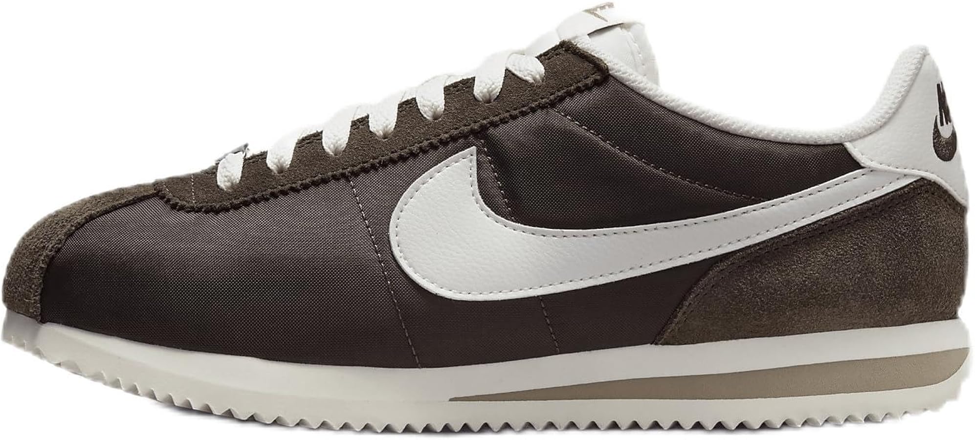 nike khaki cortez trainers
