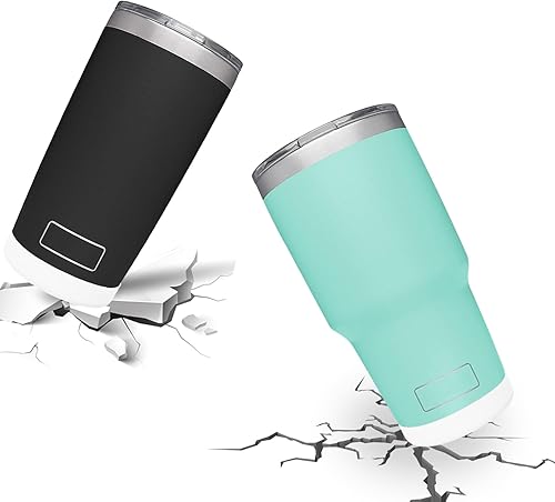 Miniatura 2 de Safer Boot Sleeve para vaso YETI de 30 onzas, 20 onzas, protección de silicona y menos ruido para taza de café Yeti de 20 onzas y 30 onzas, color