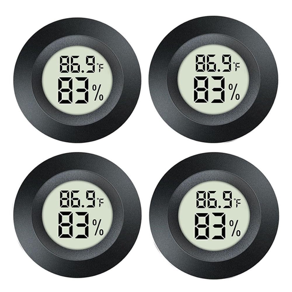 JEDEW 6 Pack Indoor Hygrometer Thermometer Digital Humidity Meter ℉/ ℃