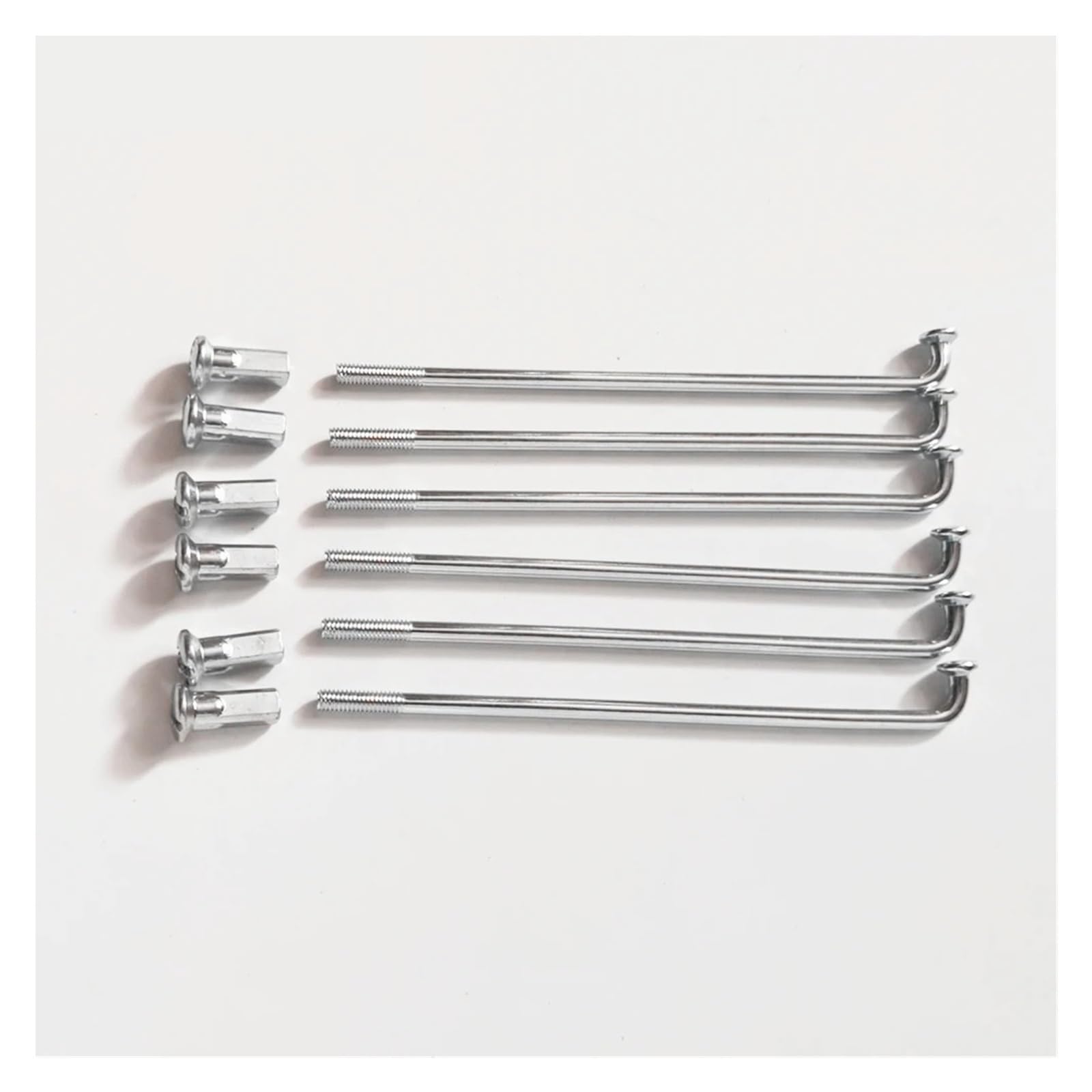 36 szt./partia 10G szprychy rowerowe elektryczne 3,18 mm - 65-225 mm długość 45 # stalowe szprychy motocyklowe z sutkami - zestaw naprawczy kół do dużych obciążeń (100 mm)