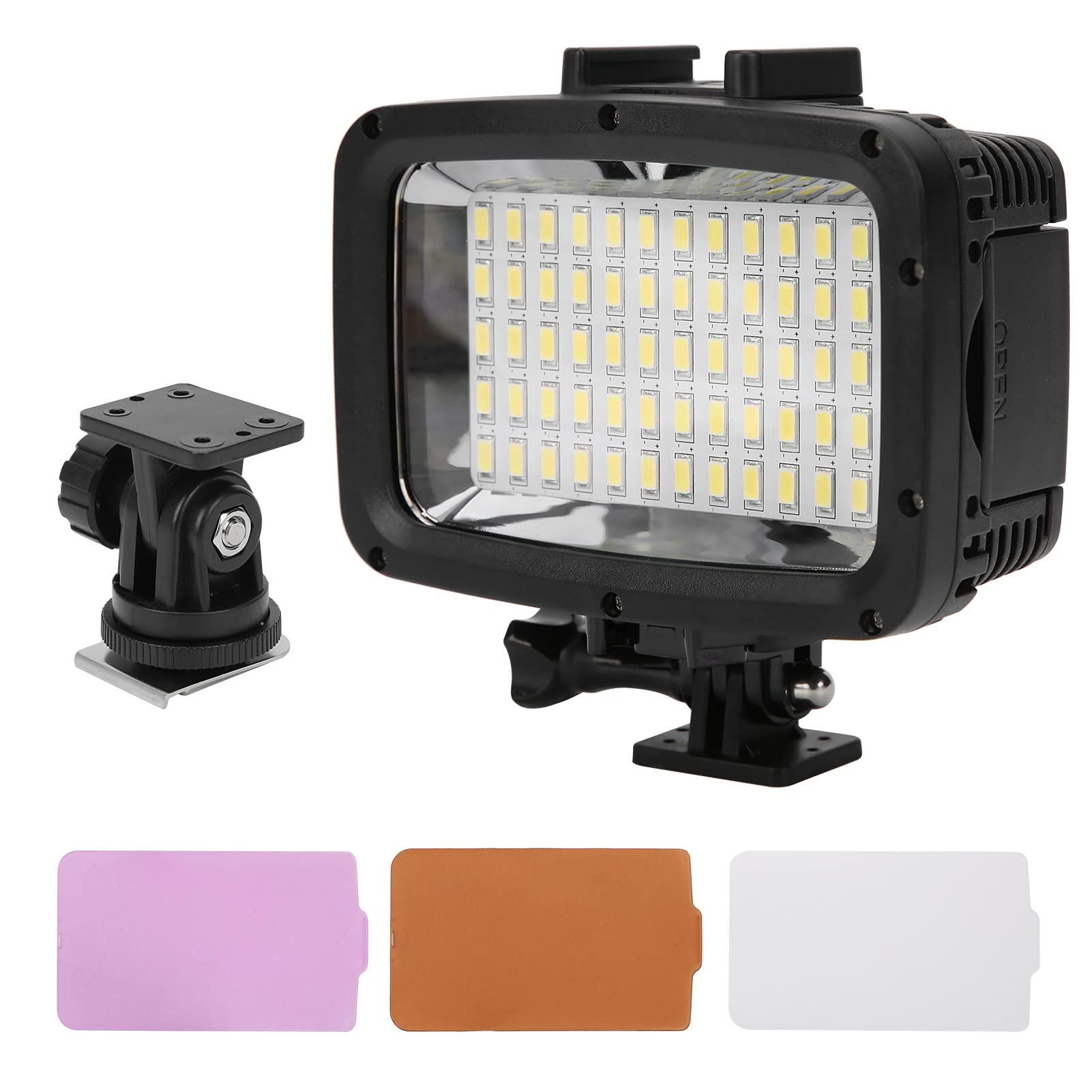 aqxreight Luce LED Subacquea Video 40M, 5500K-6000K per Immersioni e