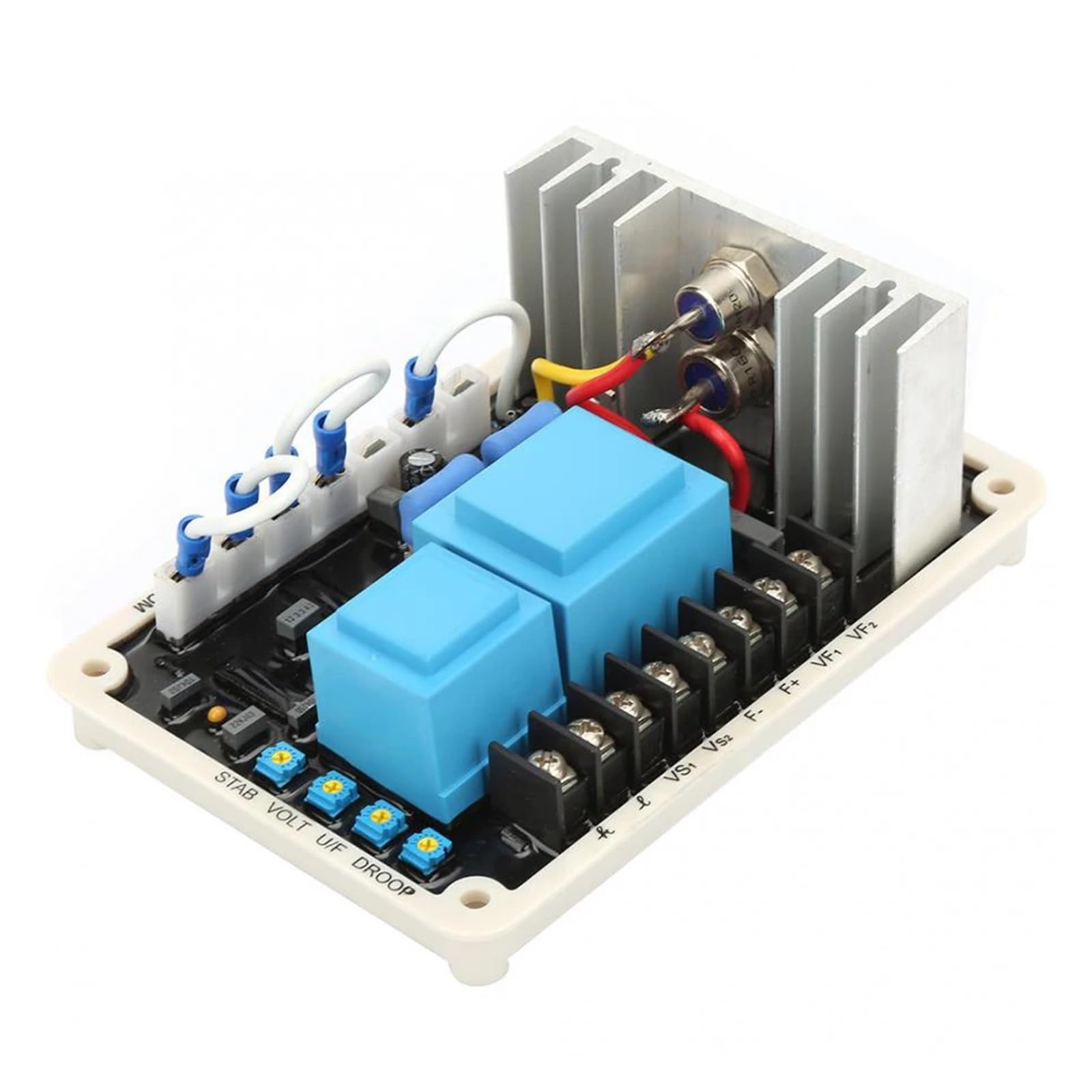 Regulador de tensión EA15A Generador Regulador de Voltaje automático 15 Amp Detección trifásica for generador sin escobillas 170VDC 50/60Hz