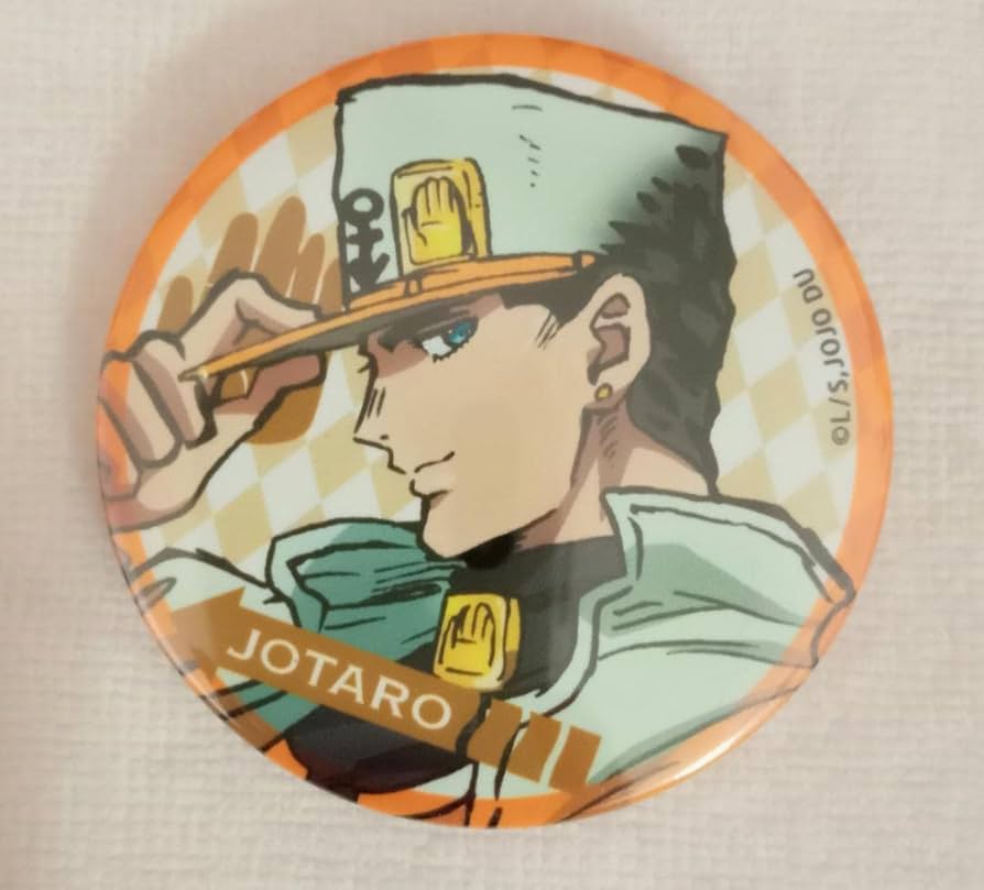 イベント限定】ジョジョの奇妙な冒険 4部 承太郎 仗助 缶バッジ
