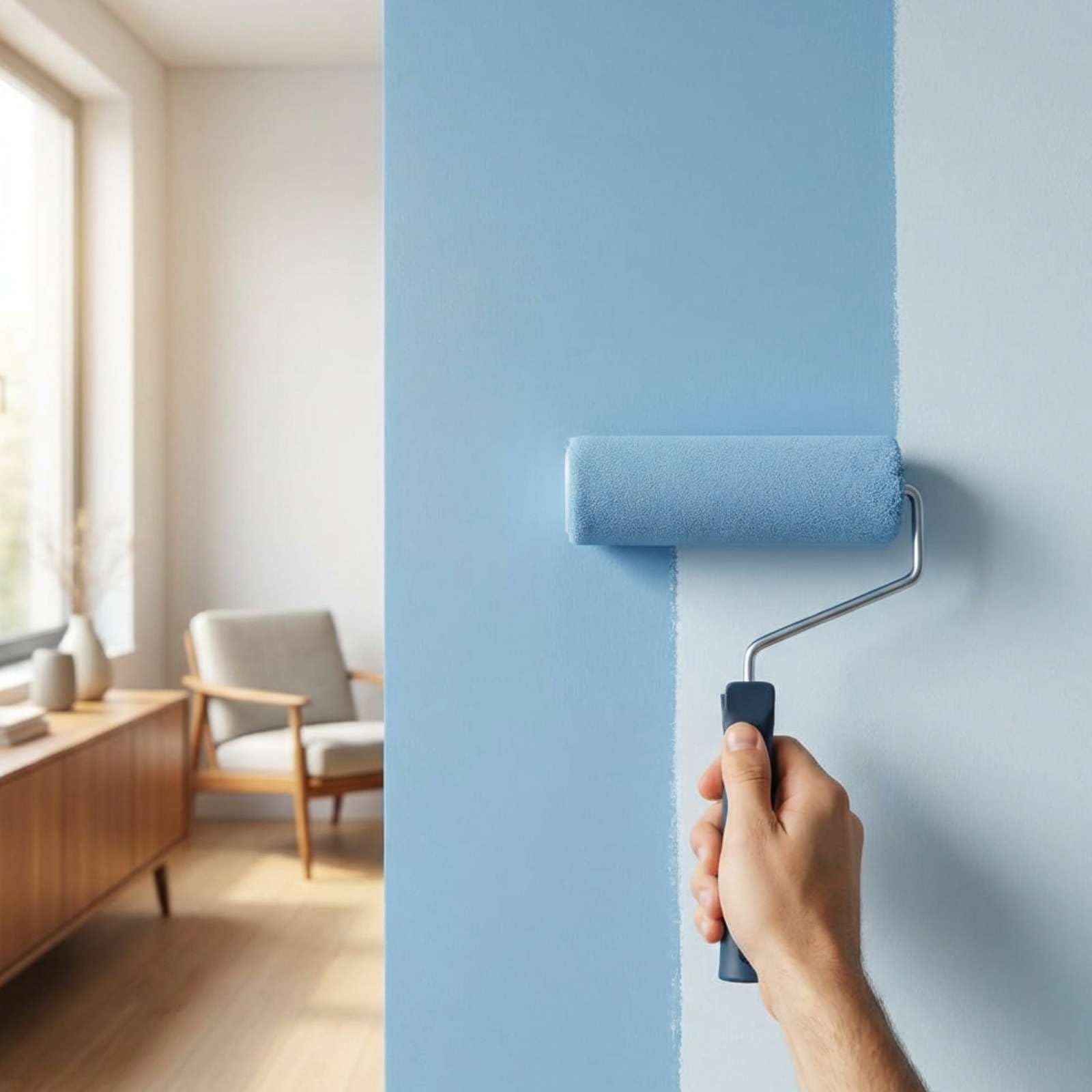 Peinture Mur Interieur - Codeve Bois/RAL 9010 - Blanc pur - 5L - Intérieur - Pour La Décoration De Votre Salon, Séjour, Cuisine Ou Chambre.