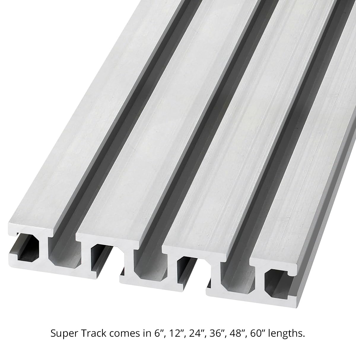 Woodpeckers Super Track, 36 Inch, 7-in-1 Aluminum T-Track
