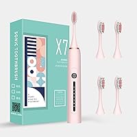 Vista 10 de Electric Toothbrush Can Be Charged for 60 Days with USB, and One Electric Handle Can Be Used Normally for One Year with 4 Replacement Brush Heads