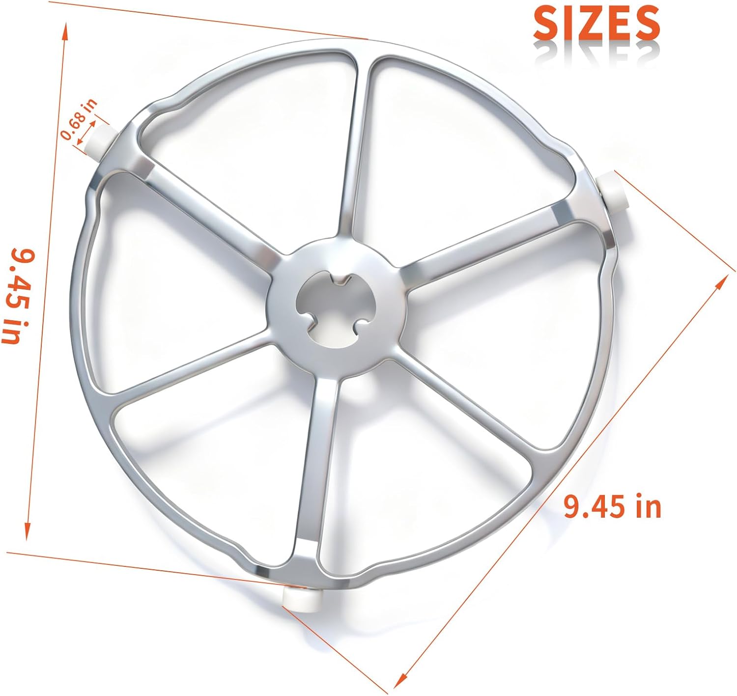 for GE Microwave Rotating Ring WB02X32600 WB06X10651 Compatible with JT3800SH8SS ZSB9131N1SS ZSC1001KSS01 Glass Turntable Tray Support Replace 4929164 AP6871921 EAP12709805
