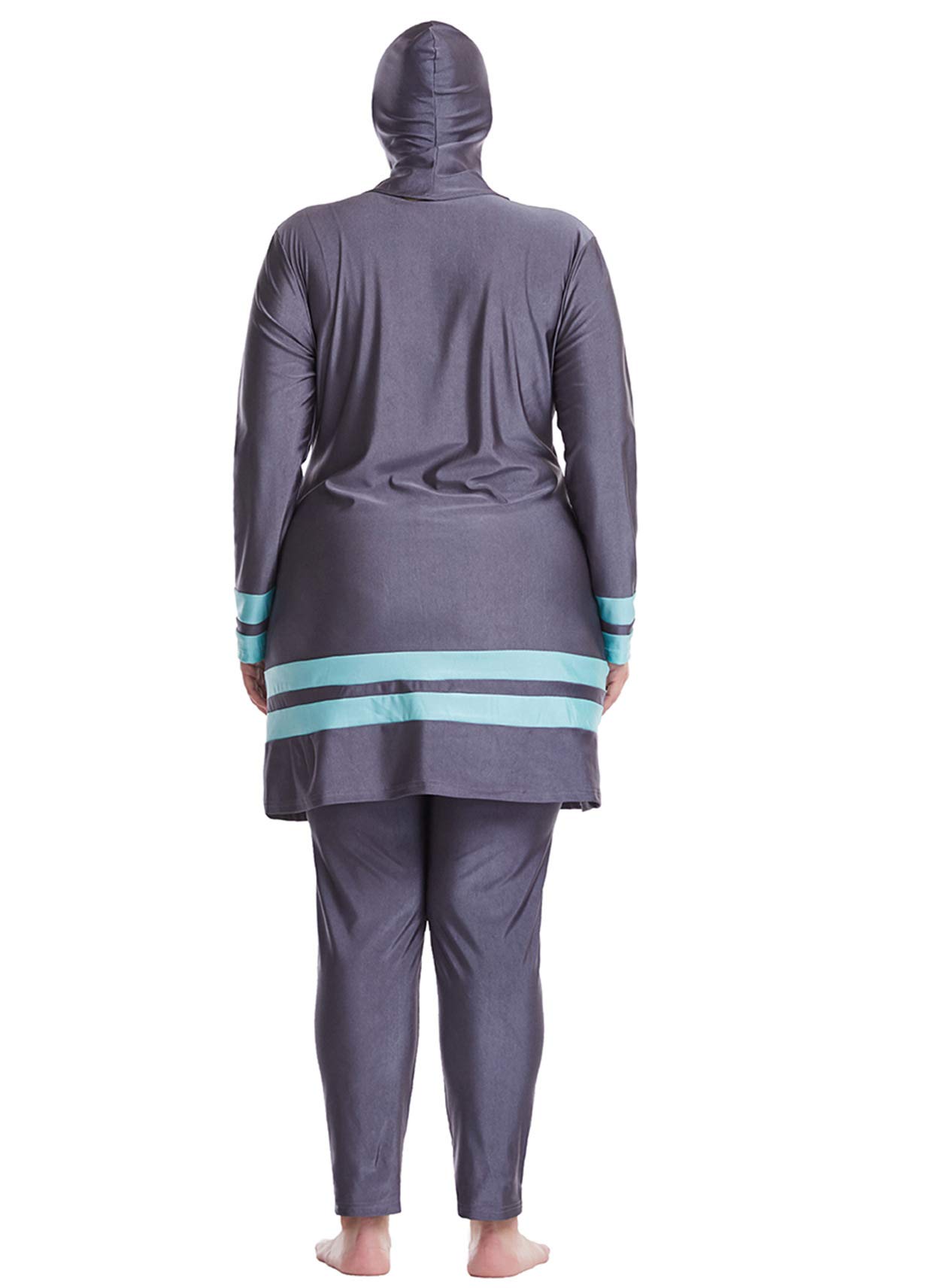 Donne Musulmano Taglia Grossa Islamico Tradizionale Burkini Modesto Costumi da Bagno