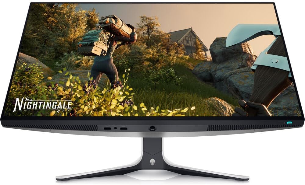 Alienware AW2723DF 27" 1440p 280Hz Gaming Monitor (Lunar Light) (AW2723DF) + USB Printer Cable + HDMI Cable + Cleaning Kit