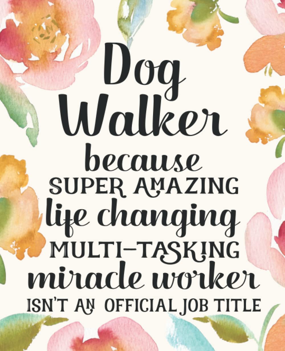 Dog Walker Gifts: Funny Thank You Appreciation Present for Women Friends, Family or Coworkers