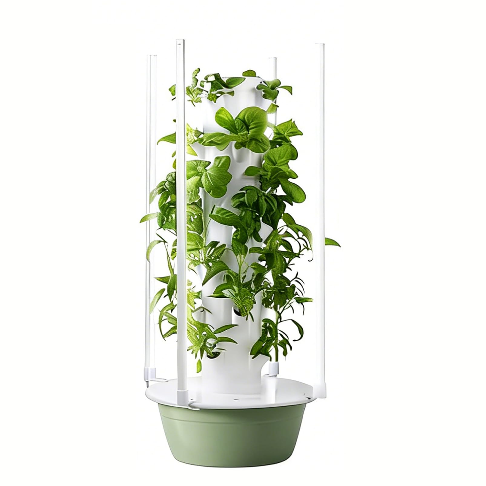 Sist-ema de cultivo hidropónico con luces LED, torre hidropónica vertical de interior de 5/7/9 capas, kit de cultivo hidropónico con circulación automática de agua para frutas y verduras 5Layer