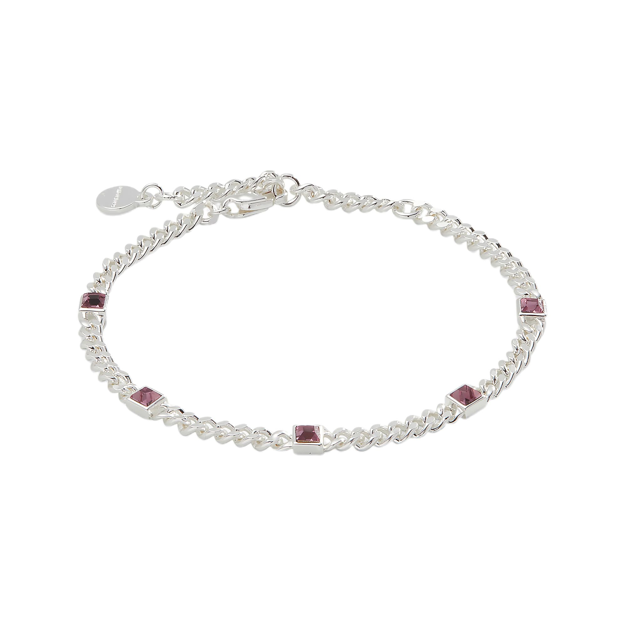 Alex and Ani September Birthstone Sapphire Curb Chain Bracelet