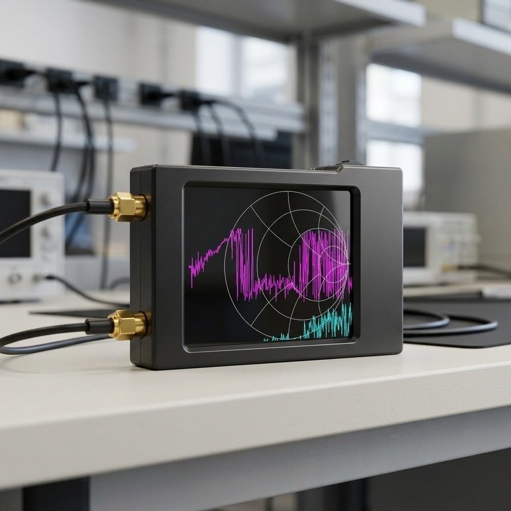 Analizzatore di Rete Vettoriale 50KHz-1.5GHz Touch Screen