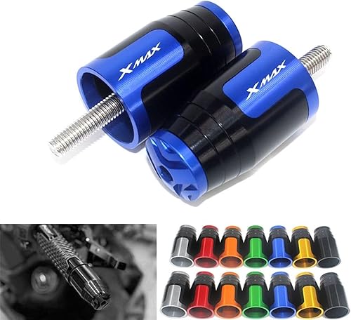 Miniatura 5 de for YAMAHA Xmax X-MAX 125 250 300 400 XMAX125 XMAX250 XMAX300 78" 22mm Motorcycle Handlebar Grips End Handle Bar Cap End Plug