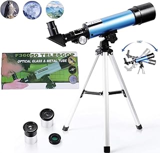 Telescope for Kids,Portable Astronomical Telescope for Beginners Kids Adults 90X Magnification,Star Gazing Reflective Telescope with 2 Eyepieces Adjustable Tripod Gifts for Kids