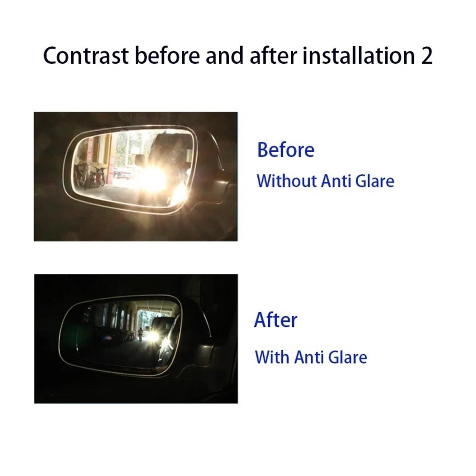 Lente vetro per specchietto retrovisore laterale reale 1000R per Tesla per modello S 2024 visione grandangolare antiriflesso(White mirror)