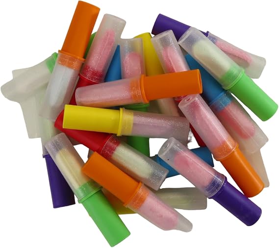 CAPTAIN PLAY Candy Lipstick - 20 Lipstick-Shaped Candy Sweets, Individually Wrapped Bonus Pack