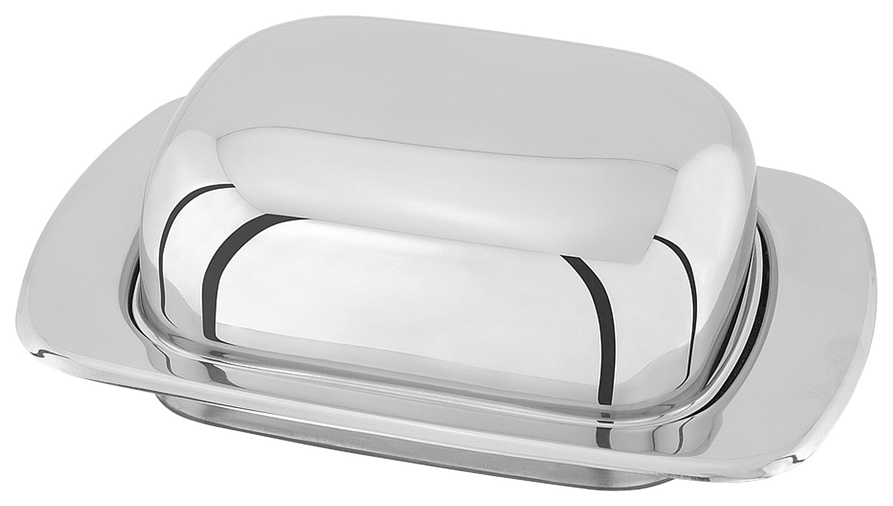 Judge Chrome Domed Butter Dish
