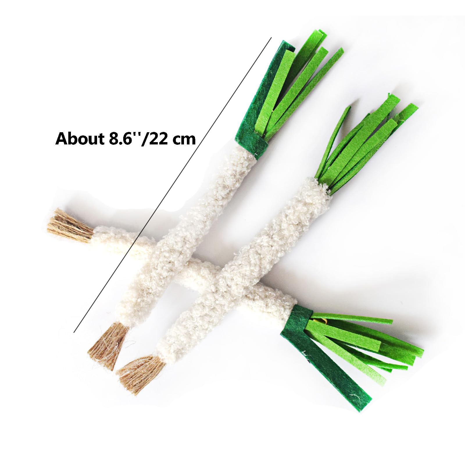 IUHKBH Silvervine Catnip Sticks, 3 PCS Scallion Shape Chew Stick for Cats Cleaning Teeth Interactive Kitty Toys, Kitten Essentials, Birthday Gift