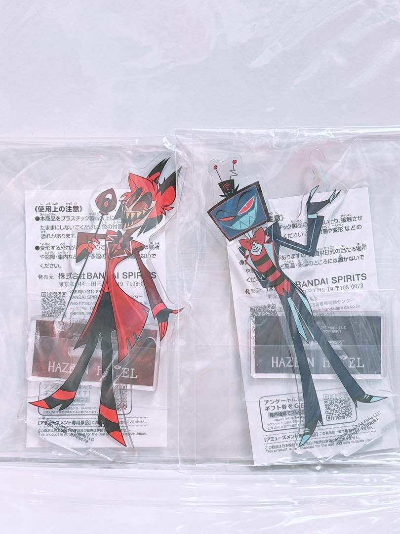 ハズビンホテルヘようこそ　アクリルプレート①② ハズビン・ホテルへようこそ ハズビンホテル スタンド付き