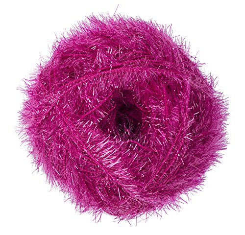 Image of Red Heart Scrubby Sparkle Yarn, Watermelon