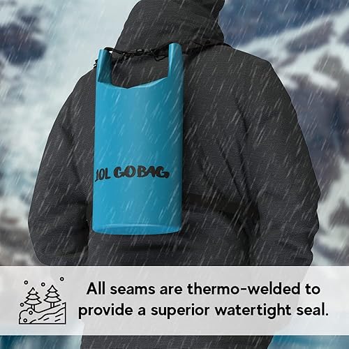 Miniatura 2 de iChewie - Go Bag - Bolsa seca impermeable - Saco de compresión enrollable que mantiene el equipo seco para kayak, playa, rafting, canotaje,