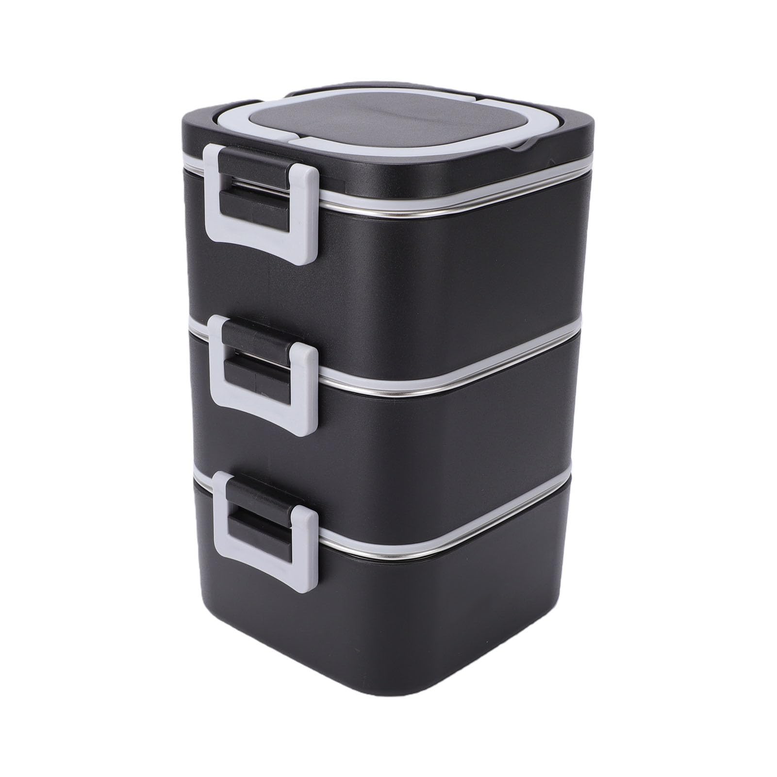 Zunate Contenitore per Pranzo in Acciaio Inox Isolato 3 Strati per Lavoro