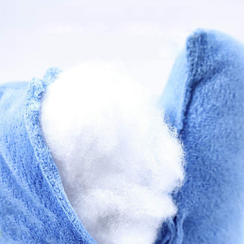 Protectores de talón y Codo para Mantener el Calor, aliviar el Dolor de la presión y úlcera del talón - Almohadas Ajustables de Soporte para los pies (1 par)