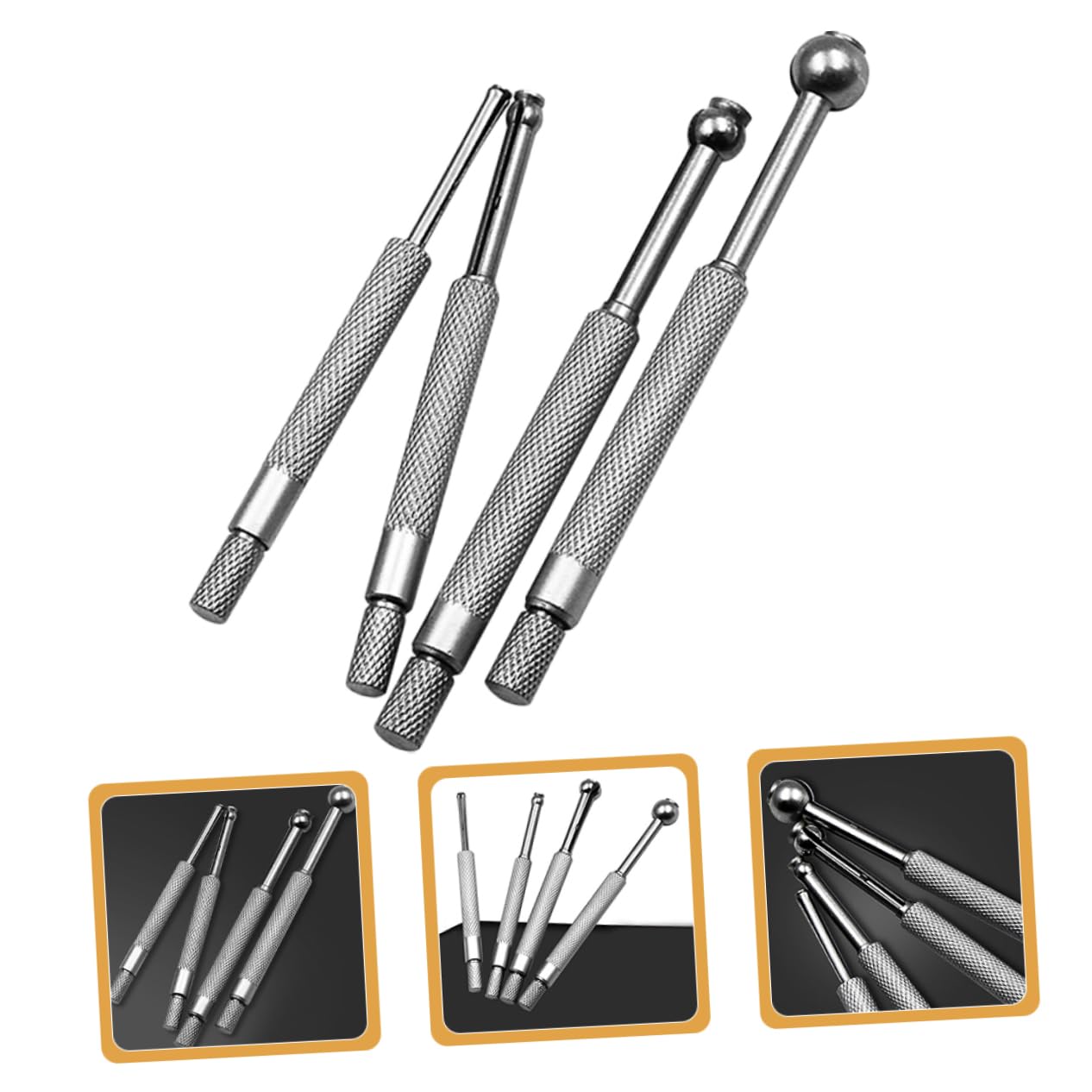 4pcs Professional Bore Gauge Set Range Multi-Functional Hole Measuring Tool