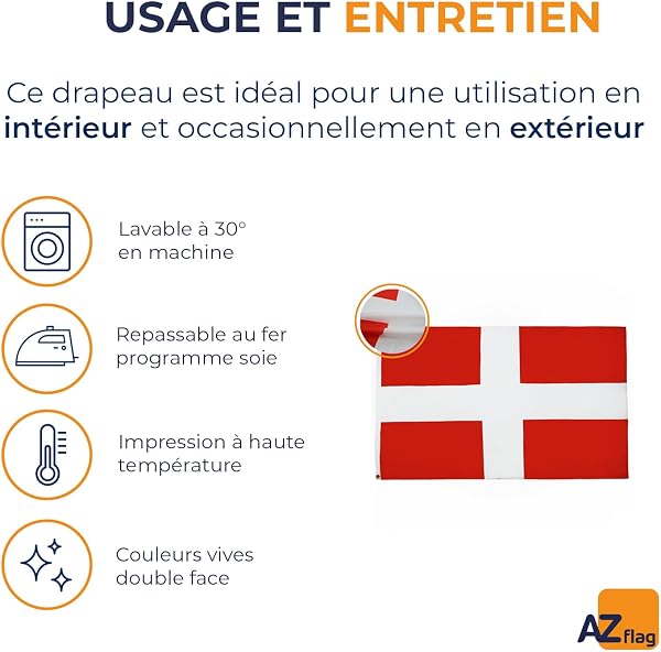 AZ FLAG - Drapeau Savoie - 90x60 cm - Drapeau Savoyard 100% Polyester Avec Oeillets Métalliques Intégrés - Pavillon 50 g - 4