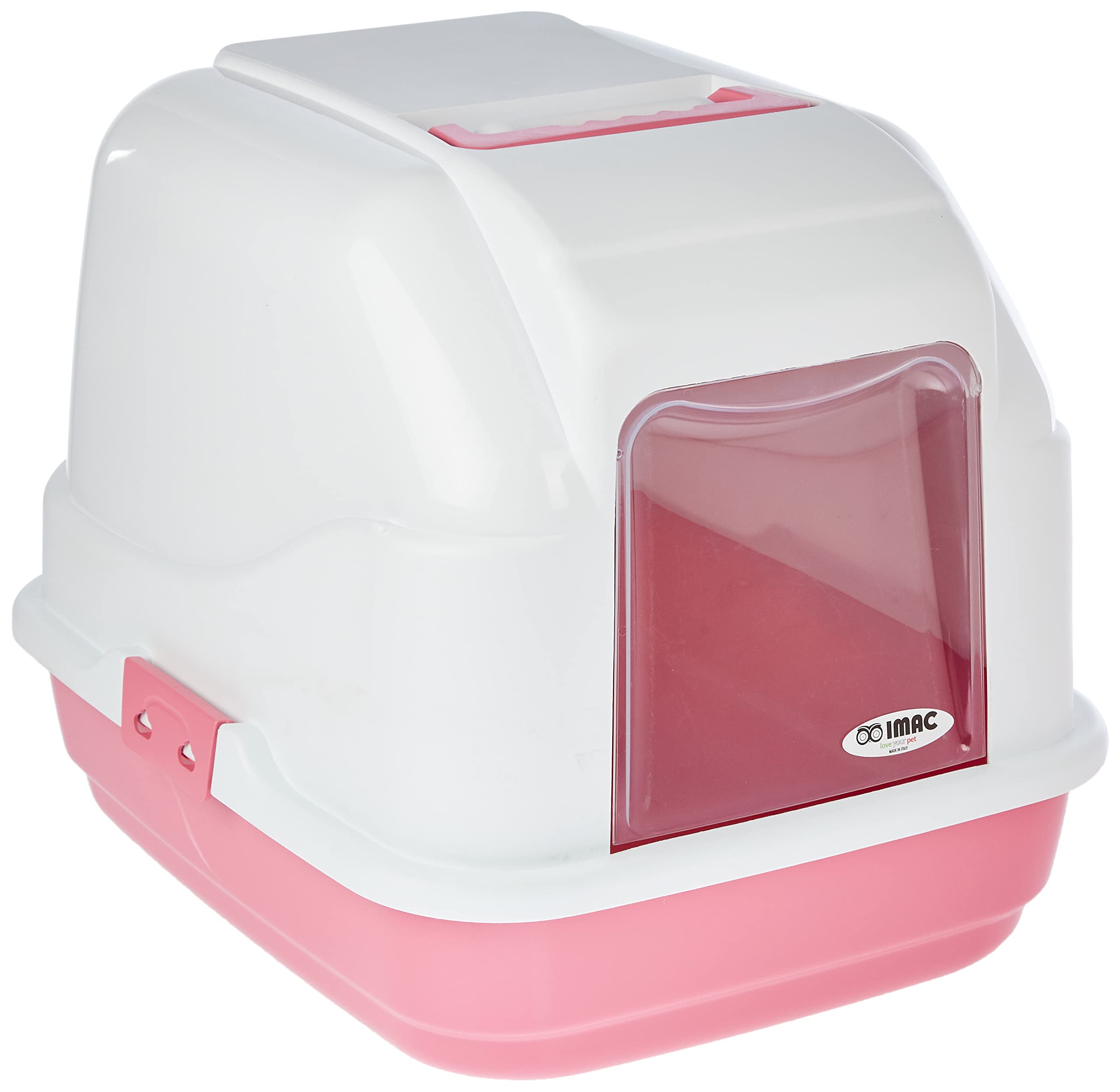 Cat - Hooded Cat Toilets - 50 x 40 x 40cm Color - Pink