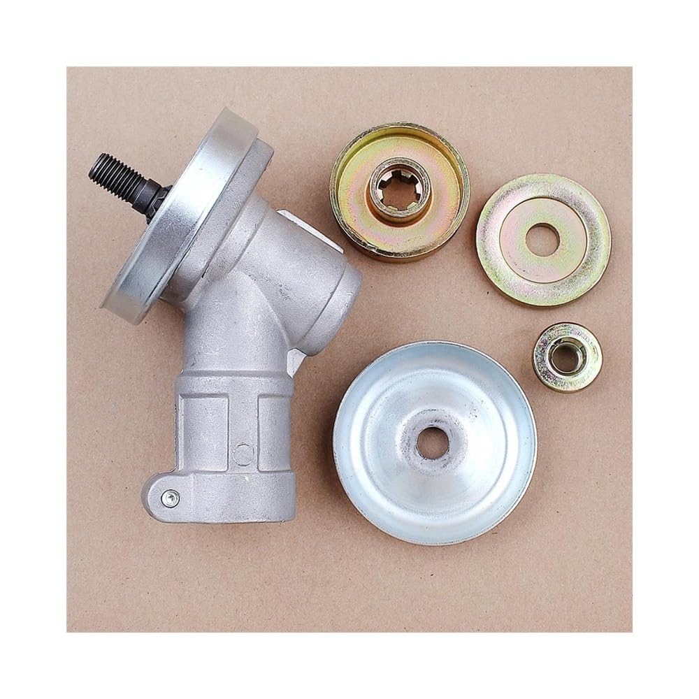 Piezas de reparación Cabezal de Engranajes de 28 mm con Varilla Cuadrada, Cabezal Universal Compatible con desbrozadoras y cortacéspedes. Pieza de Repuesto for cortacésped.