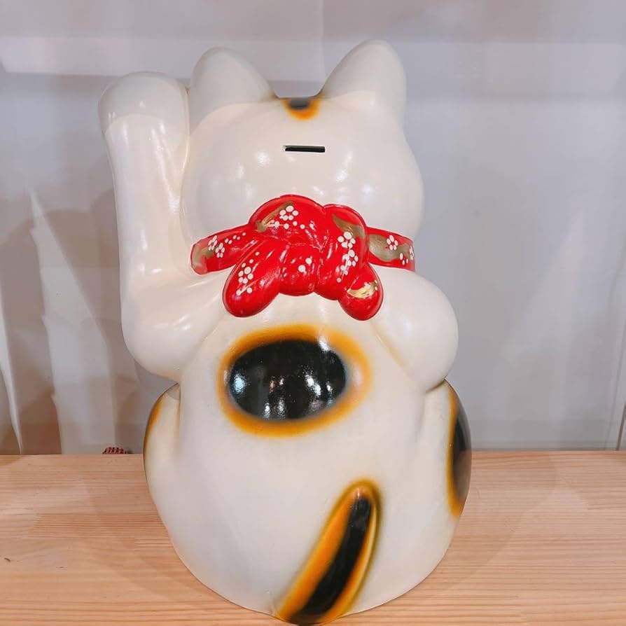 特大　常滑焼　招き猫　昭和　レトロ i-img1200x1200-