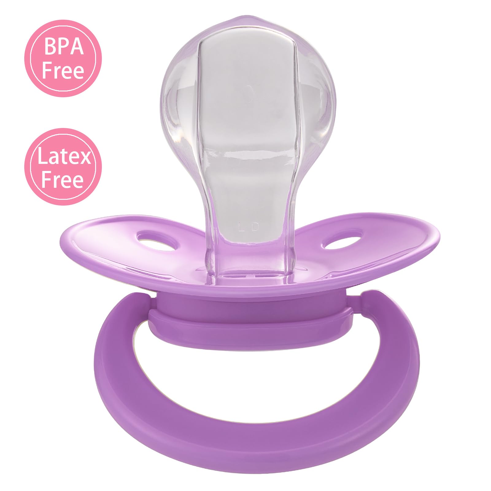 Somniumnight Adult Sized Pacifier Bigshield : Replacement Silicone Dummy Big Teat for Anxiety Release - Image 3