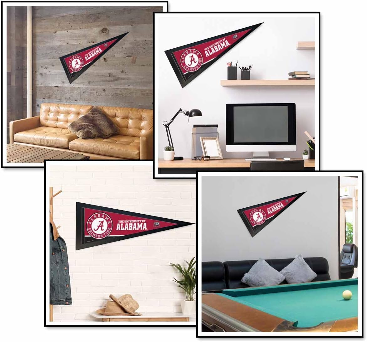 College Flags & Banners Co. University of Alabama Pennant and Wood Pennant Frame