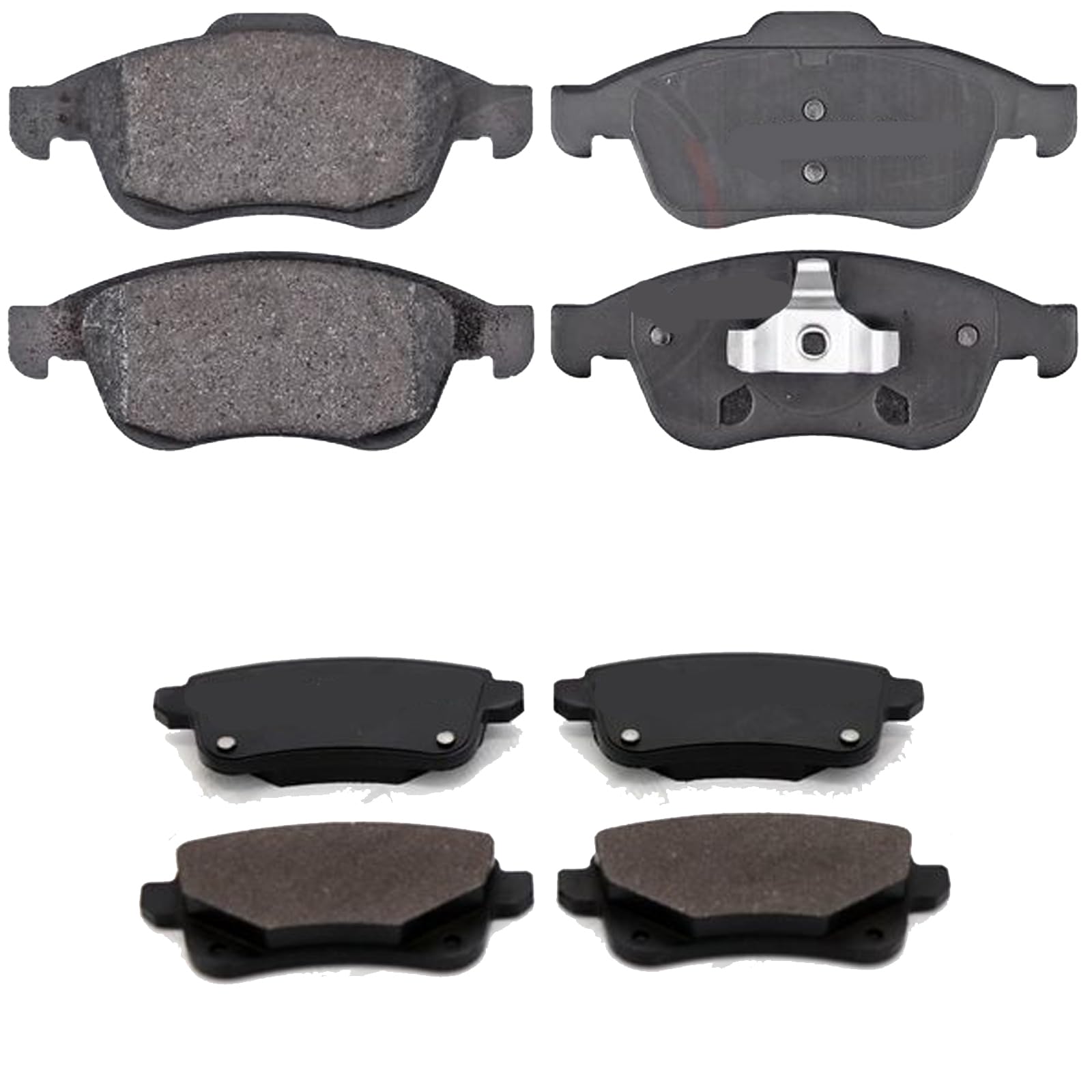 Kit Pastiglie Pattini Pasticche Anteriori e Posteriori compatibile con NISSAN QASHQAI II SUV (J11,_,J12)