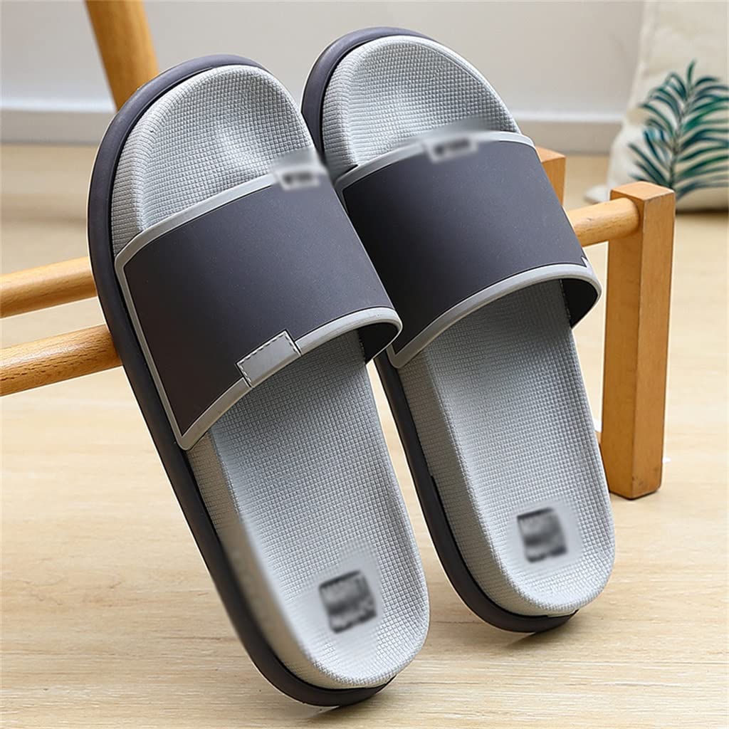 Mens Slippers Indoor Non-Slip Household Deodorant Home Soft Bottom Outdoor Sandals and Slippers Color C Size 44 C