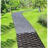 AMNOOL Geocell Ground Grid Geo Grid Driveway Stabilization Geocells Cellular Confinement System 2 Thick Gravel Retainer Grid for Sheds, Pathway, Parking and Patios