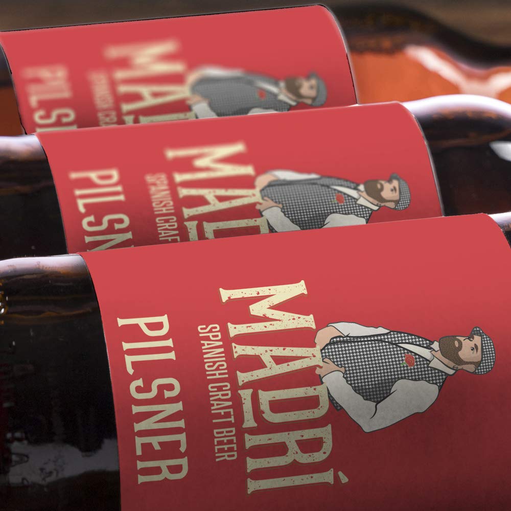 Madrí - Cerveza de Estilo Pilsner, 24 x 330 ml