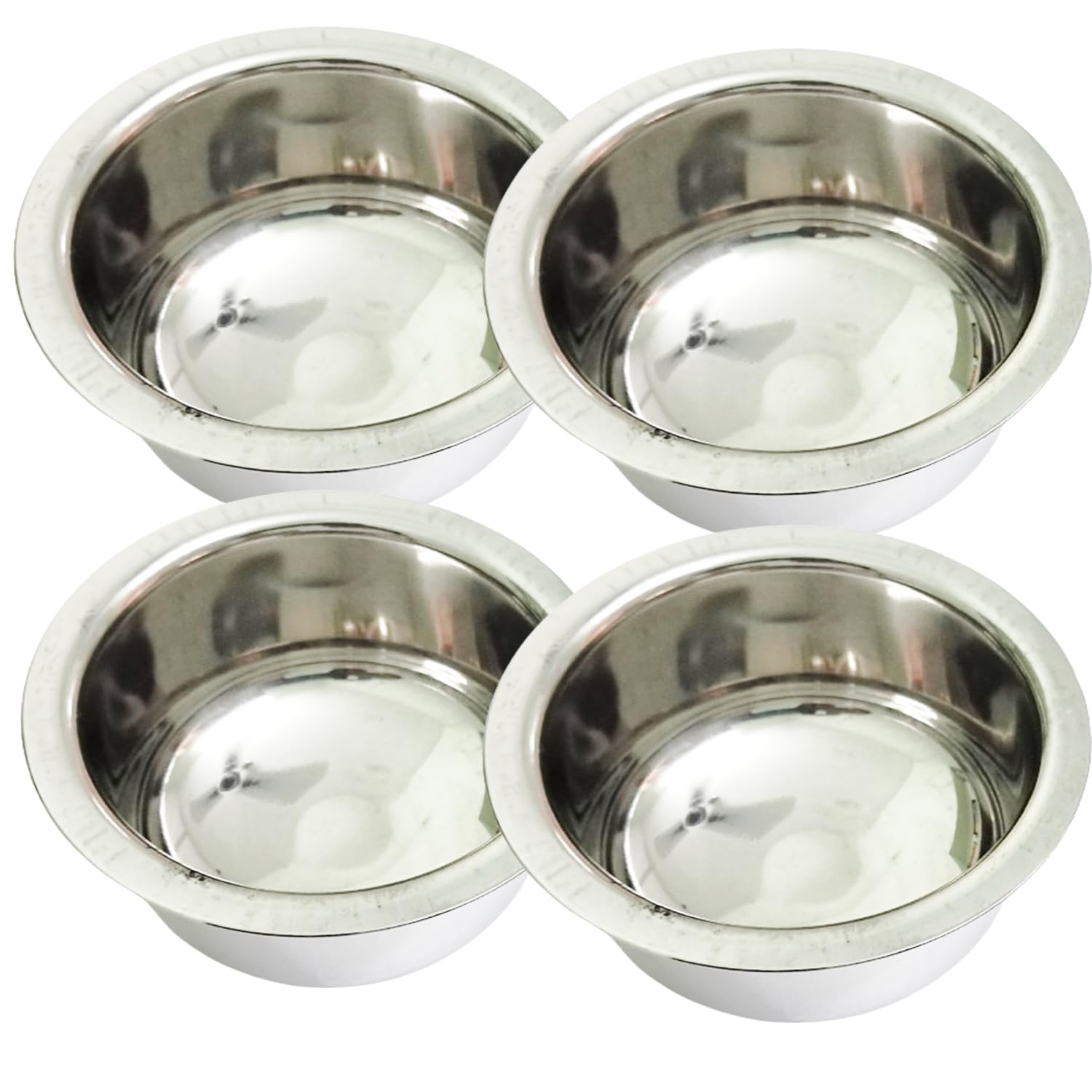 Starlinks Stainless Steel Mini Bottom Flat Small Serving Bowl tope Curry Pot Coffee Pot Pet Bowl (150ml Set of -, 2) (B0D47QPRZQ) Amazon Price History, Amazon Price Tracker