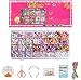 Komake Abalorios para Enhebrar Niños, Pulseras de Bricolaje para Niños, Fabricación de Joyas con Cuentas de Letras, Juego de Manualidades Regalo para Niñas y Niños, 32 Colores