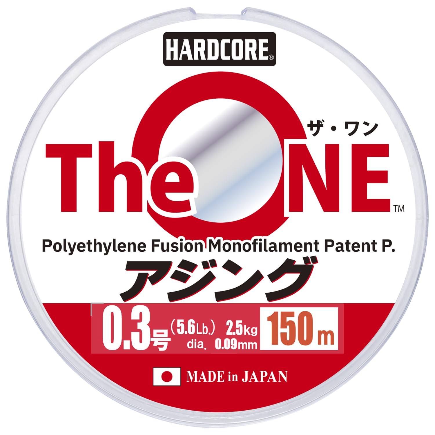 DUEL(デュエル)The ONE アジング 150m 0.3号 カラー:ハーフ…