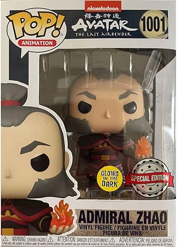 Miniatura 2 de Funko POP Animation: Avatar - Almirante Zhao con bola de fuego que brilla en la oscuridad, exclusiva de Amazon, multicolor