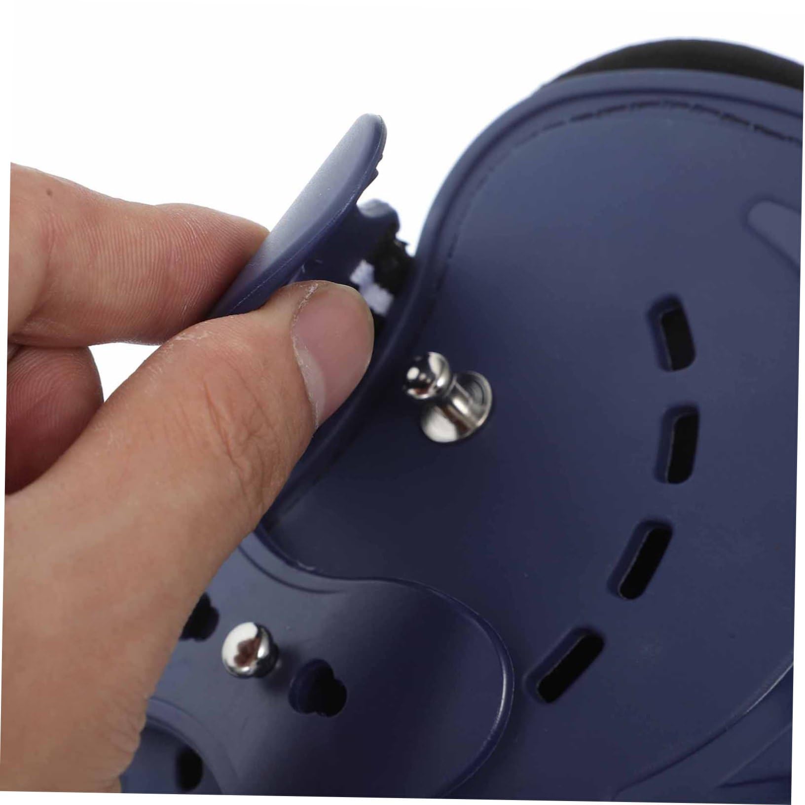 4 Piezas Botas para Caballo Ajustables de PU Protector de Tendón y Ligamento Abierto para y Equitación Mediano Color Azul para y Entrenamiento Ecuestre